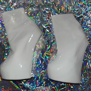 Size 13 Anti Gravity White Wedge heels